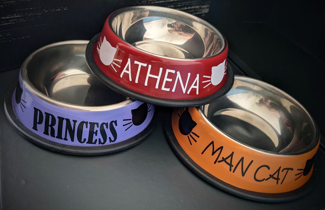 Custom Cat Bowls Etsy