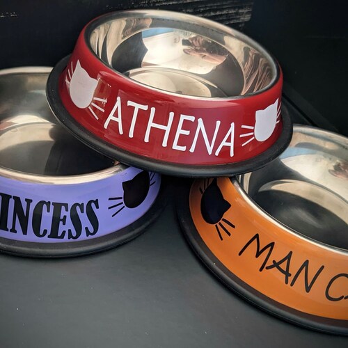 Custom Cat Bowls Etsy
