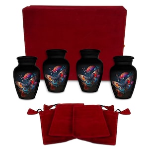 Butterfly Cremation Keepsake Box For Human Ashes - Cremation Urn For Adults - Keepsake Urns For Ashes - Small Cremation Urn For Women
