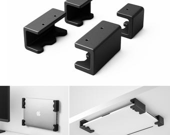 Untertisch Halterung für Laptop, Tablet, Notebook, Tastatur Halter Wandhalterung Laptophalter Wandhalter universal Laptophalterung
