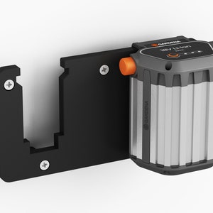 Battery wall mount suitable for 2 Gardena batteries 18V / B-Li18 / battery holder wall holder (2 batteries) incl. screws & dowels / battery holder