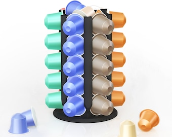 Capsule holder for 30+ Nespresso capsules - stand/capsule stand/capsule tower