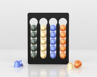 Kapselhalter für 20 Nespresso Kapseln -  Wandhalter / Kapselspender  / zum Kleben