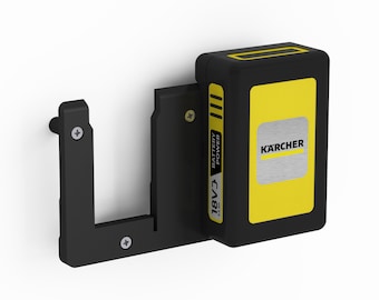 Akku Wandhalterung geeignet für 2 Kärcher Akkus 18V / 36V / Akku-Halterung Wandhalter (2 Akkus) inkl. Schrauben & Dübel / Akkuhalter