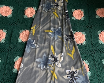 Vestido lencero con estampado floral Y2K, talla pequeña