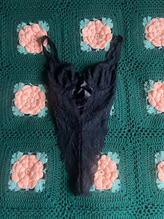 Vintage Y2K Victoria’s Secret lingerie black lace 