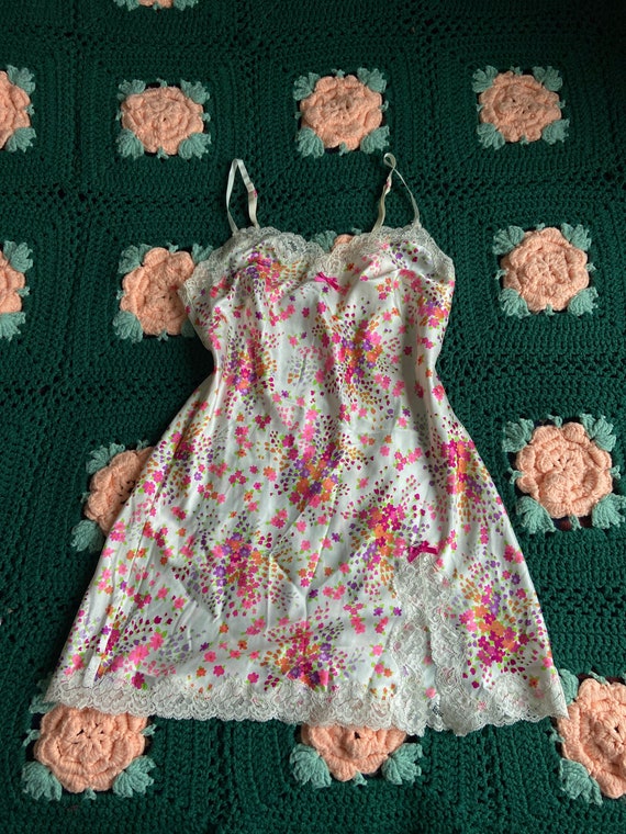 Victoria’s Secret floral lace slip nightgown size… - image 1