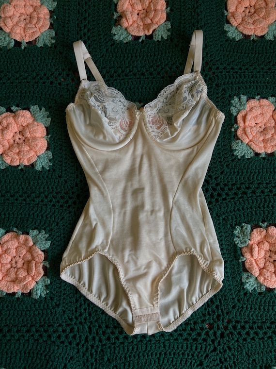 vintage 80s shapewear bodysuit Gem