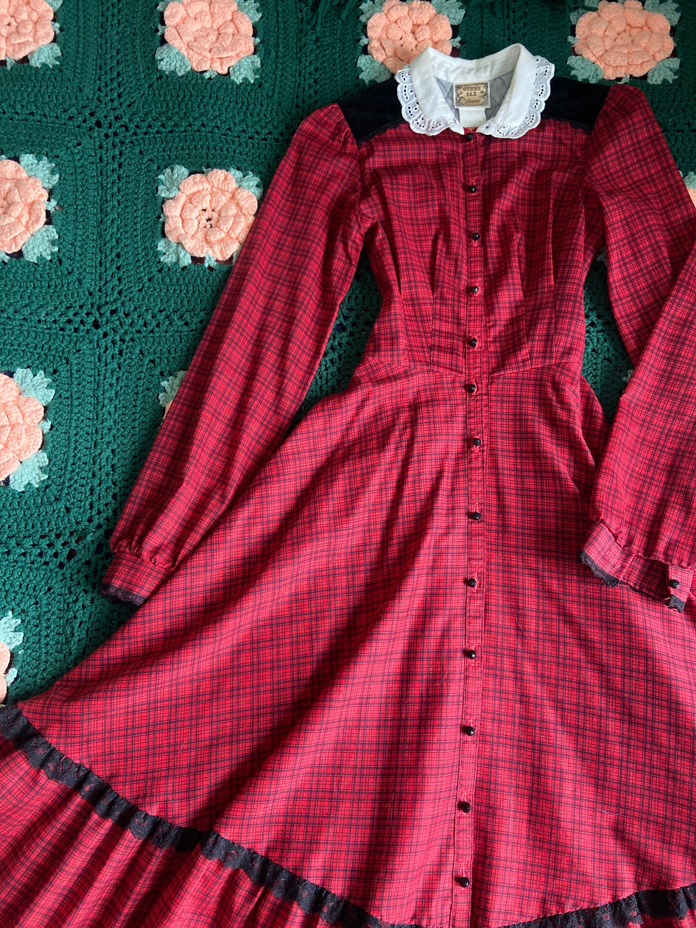 Gorgeous 1970s Vintage Gunne Sax Prairie Dress Size Small / Xs - Etsy