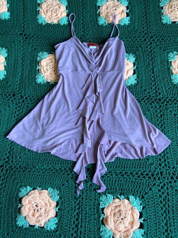 Vintage Y2K 90s purple fairy tank top size medium