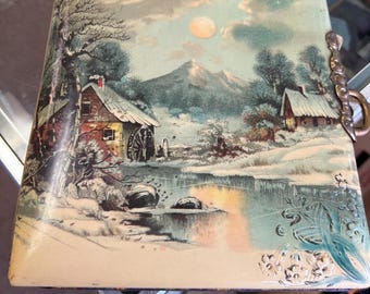 Beautiful antique photo album