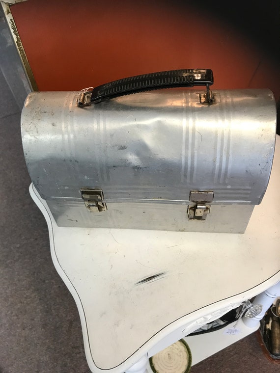 Vintage aluminum lunch box
