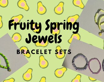 Fruity Spring Time Bracelet Set Collection