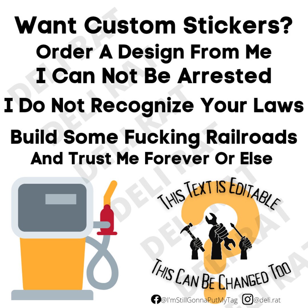 Nationalize the Oil Industry Custom Sticker Design Etsy
