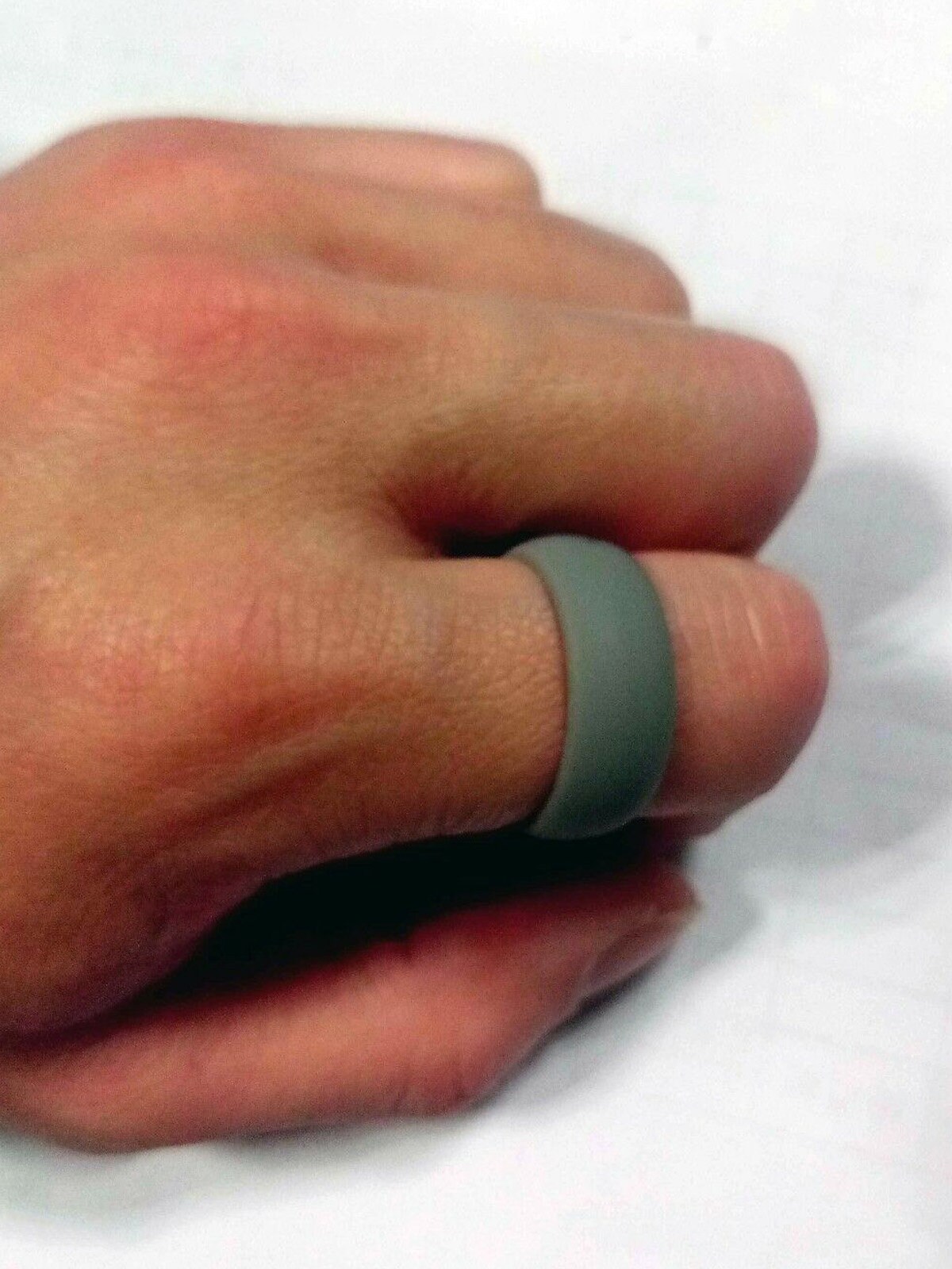 Anello In Silicone Nero Da 1 Pezzo Da 8 Mm Per Uomo Donna, Fede - Foto 5