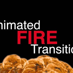 Animated Fire Twitch Stream Transition: Transparent Stinger (.webm)
