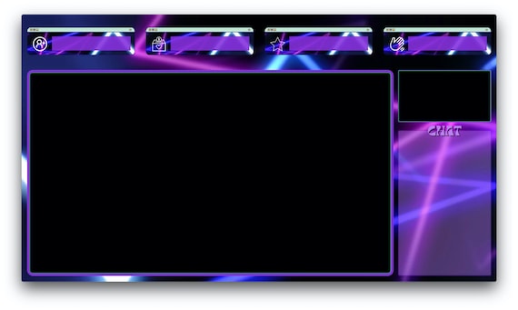 Animiertes Laser Just Chatting Twitch Overlay mit Chat Box und - Etsy.de