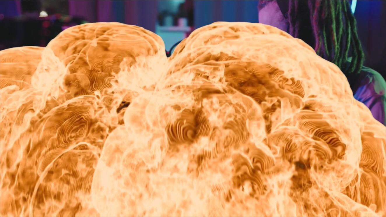 Transparent Firestream Animated Fire Twitch Stream Transition: Transparent Stinger (.webm) - Etsy