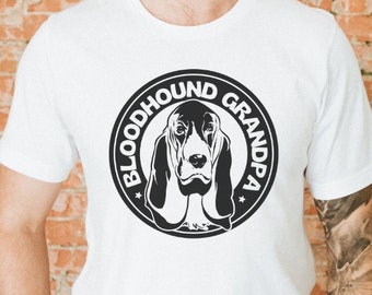 Bloodhound Dog Grandpa Shirt | Father's Day gift, Dog Grandpa, Hunting Dog Grandpa, Bloodhound gift, Best Dog Grandpa, Dog Grandfather