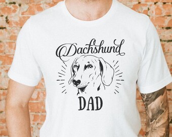 Dackel Dackel Dad Shirt | Vatertag Geschenk, Wurst Hund, Doxie, Hund Dad Geschenk, Dackel Geschenk, Hund Vater, bester Hund Papa, von Hund zu Papa