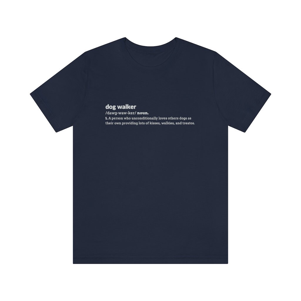 dog-walker-definition-t-shirt-funny-gift-for-dog-walker-dog-etsy