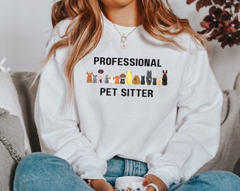 Sudadera de cuidador de mascotas / cuidador de perros, regalo de cuidador de mascotas, cuidador de rover, paseador de perros, regalo para cuidador de mascotas, cuidador de mascotas # 1, mejor cuidador de mascotas de todos los tiempos