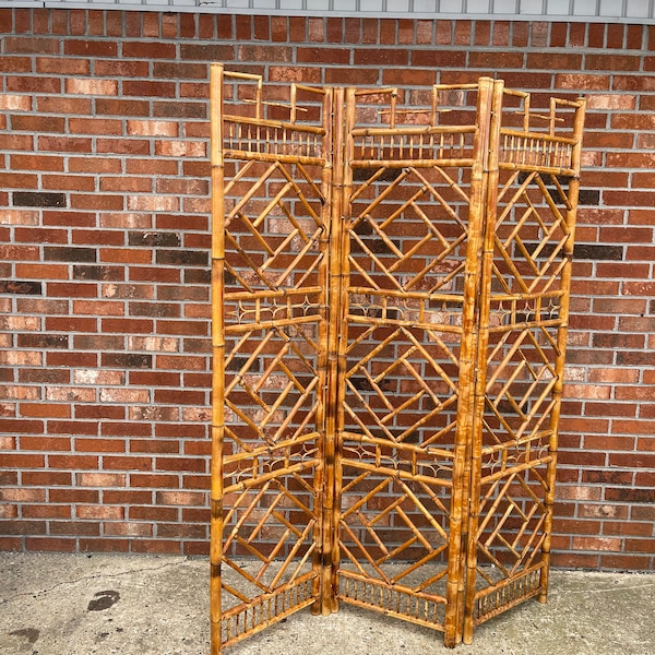 Rattan Room Divider Etsy