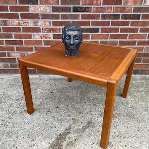 Mid Century Modern square Teak Danish Coffee Table