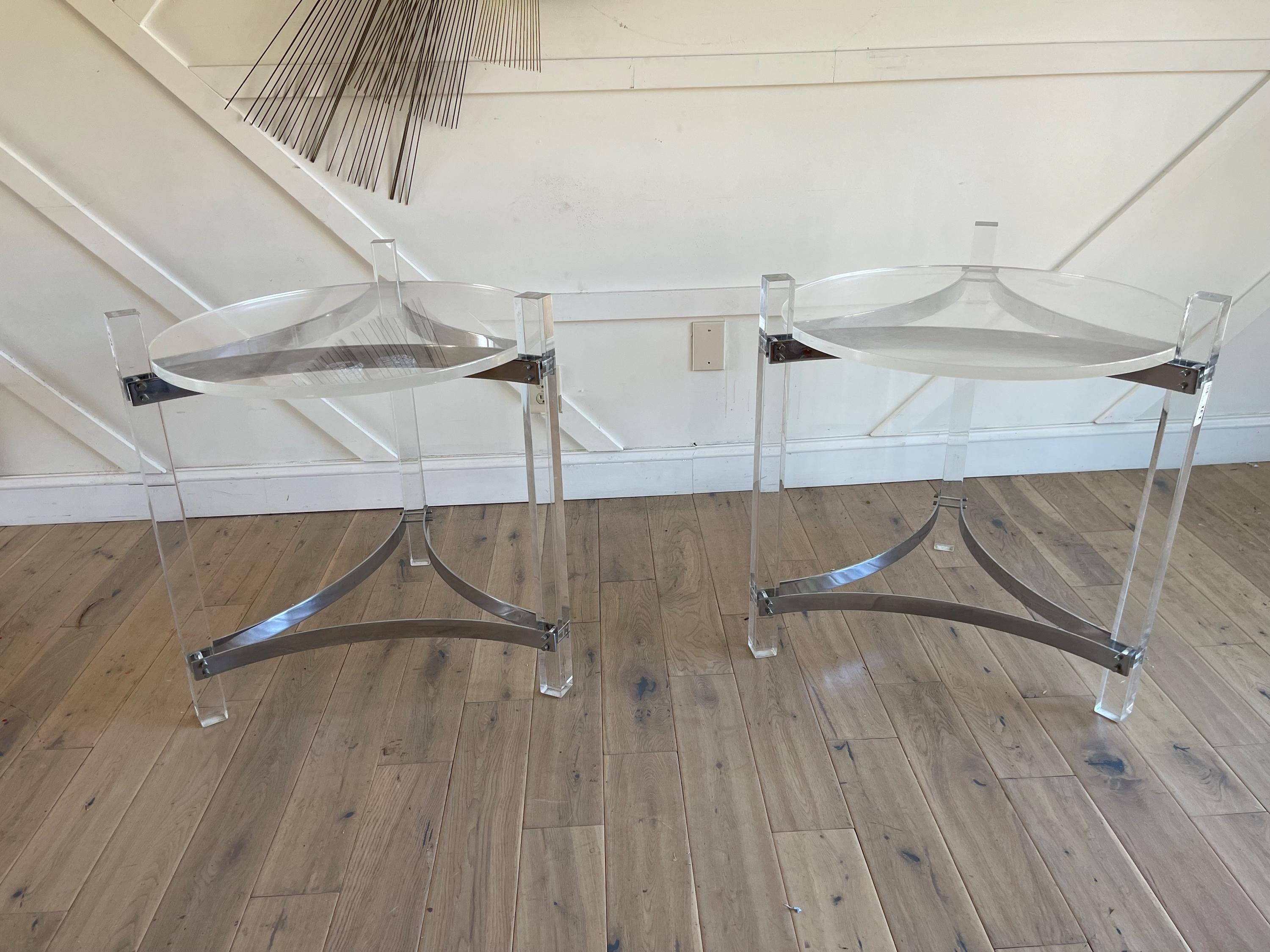 Charles Hollis Jones Lucite Table - Etsy