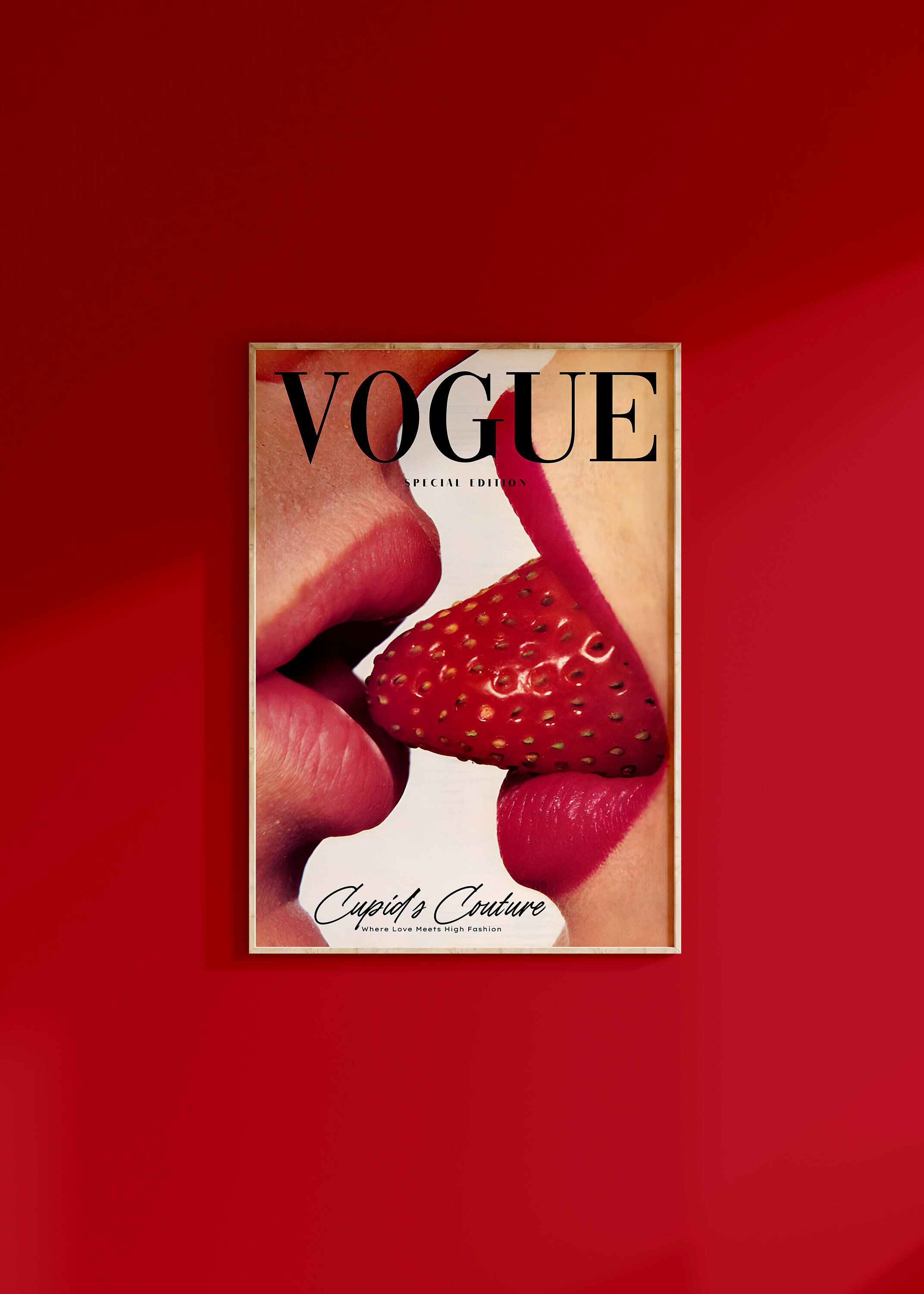 Vogue Poster Printable Aesthetic Poster Vogue Magazine Etsy