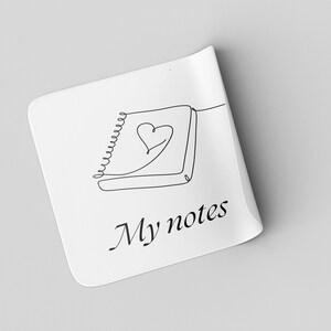 50 Minimalist Printable Stickers Student Planner Stickers - Etsy