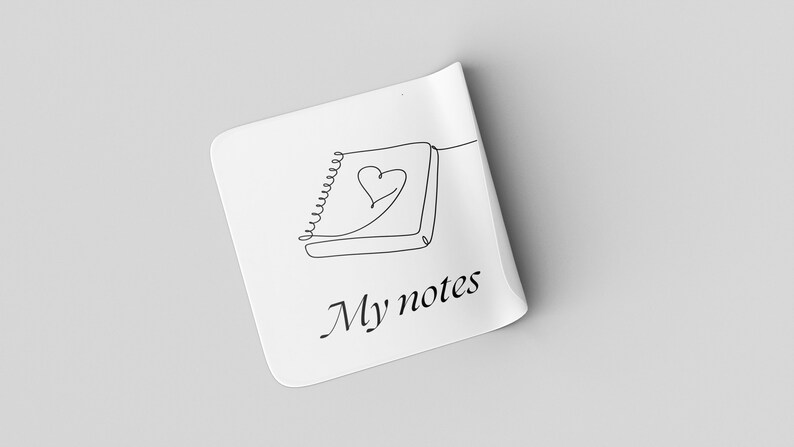 50 Minimalist Printable Stickers Student Planner Stickers - Etsy