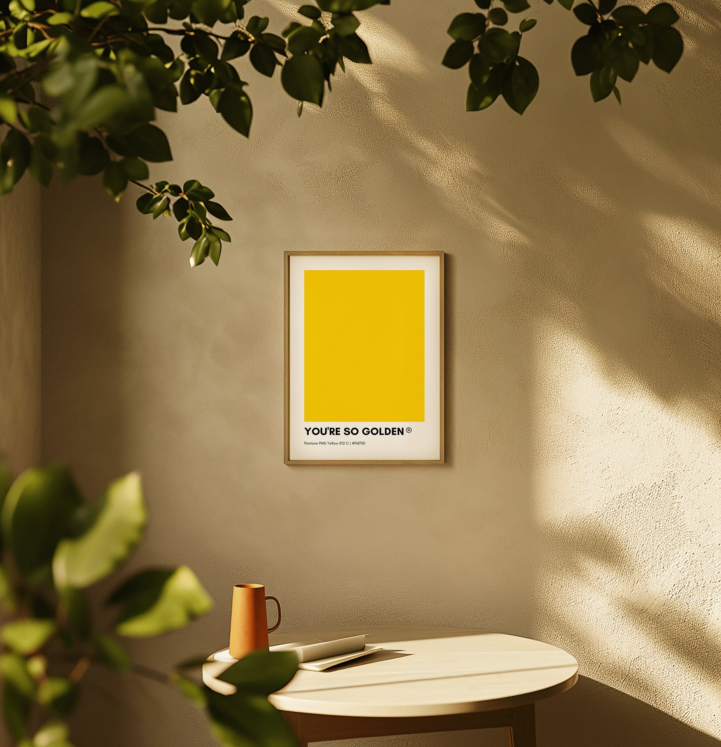 Sundial - Earthy Yellow - Color Pantone Colour Design Art Board Print for  Sale by Shirtlify