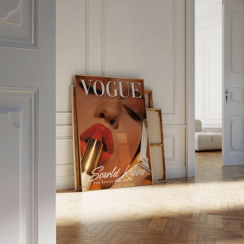 Vogue Poster Printable Aesthetic Poster Vogue Magazine - Etsy
