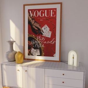Vogue Poster Printable Aesthetic Postervogue Magazine - Etsy