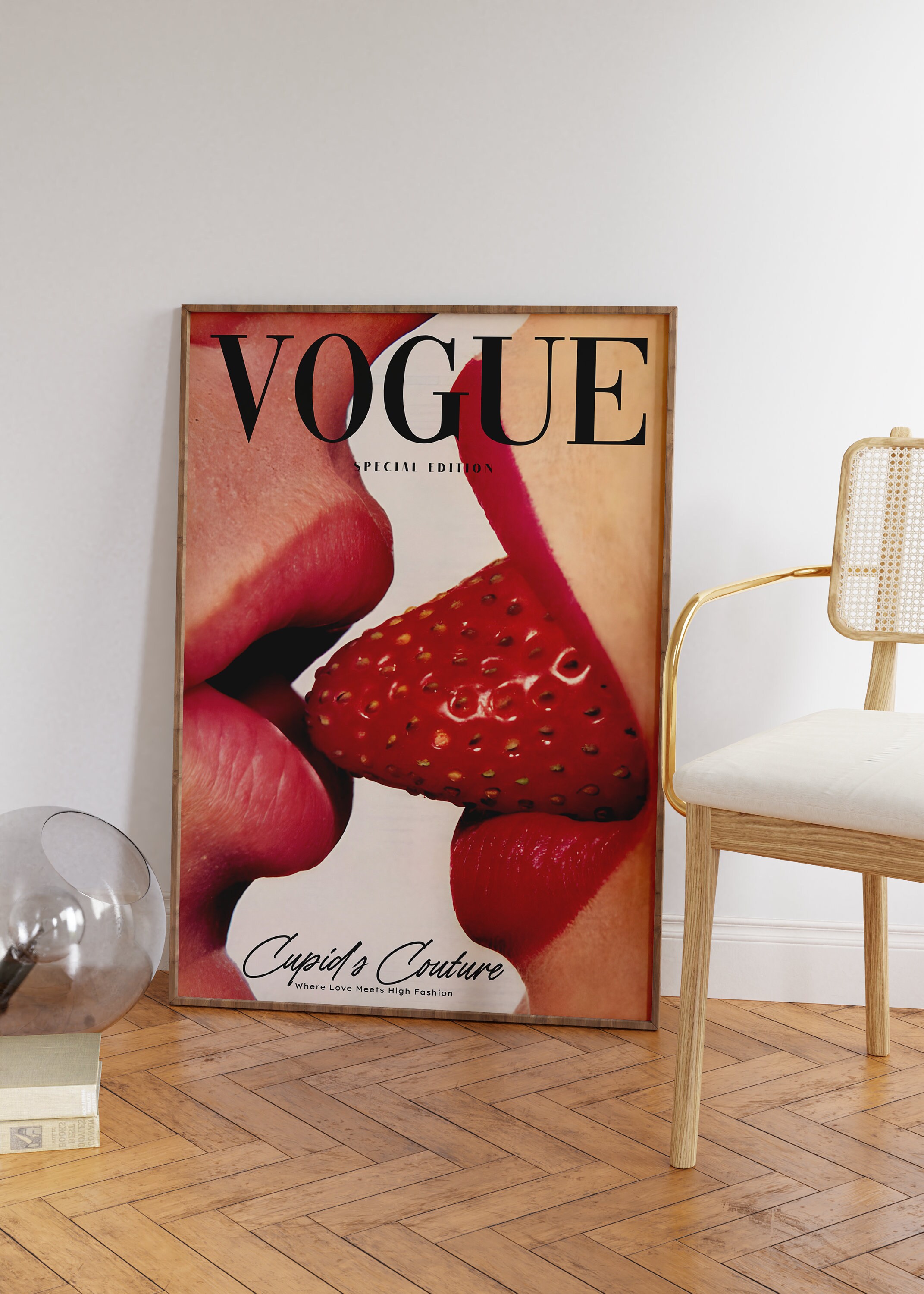 Vogue Poster Printable Aesthetic Poster Vogue Magazine Etsy