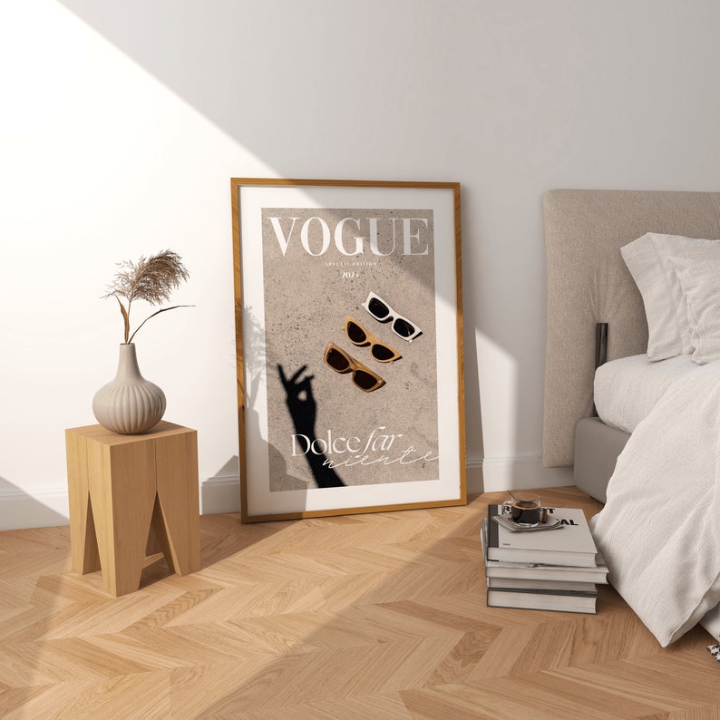 Vogue Poster Printable Aesthetic Poster Vogue Magazine - Etsy