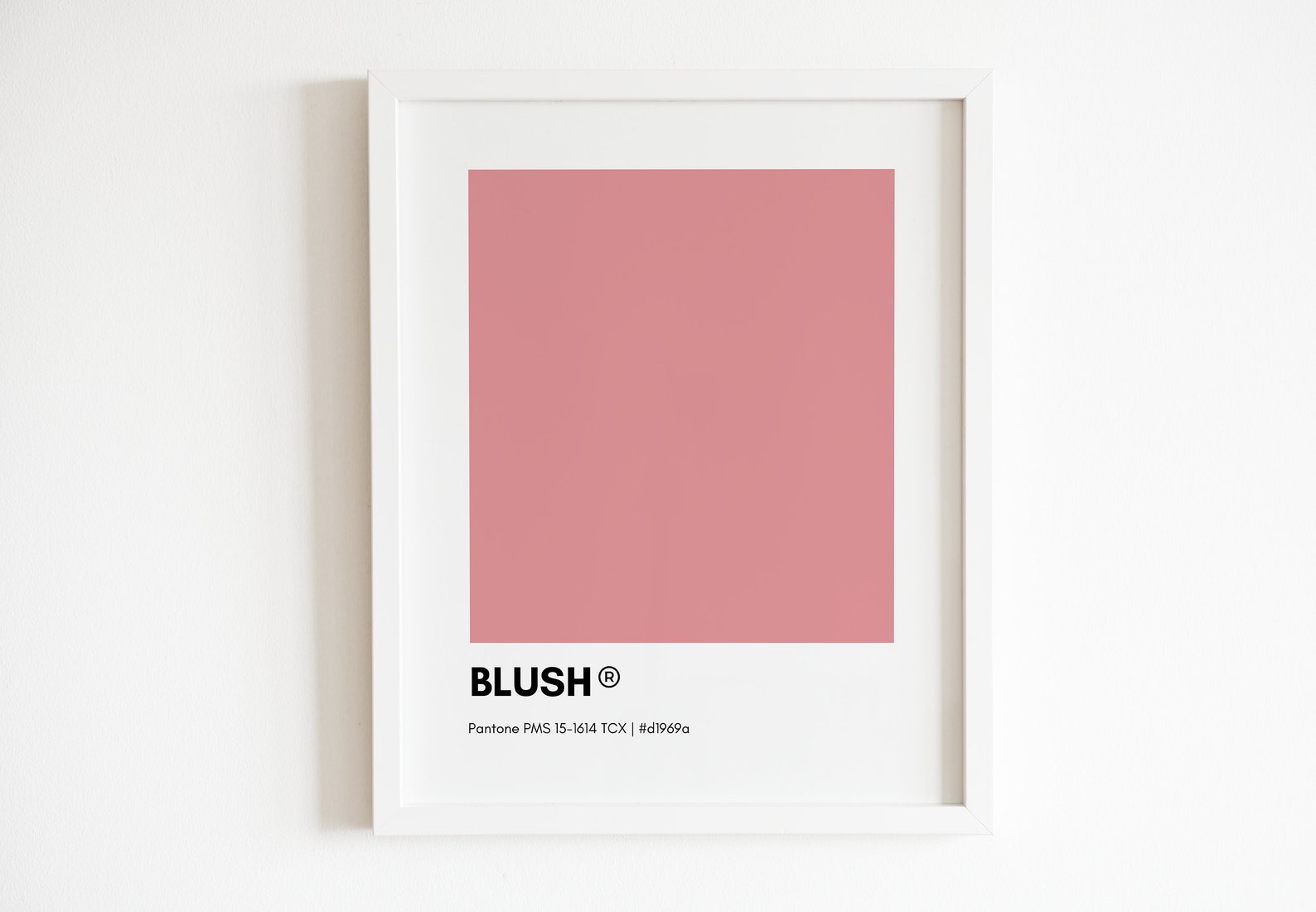 Pantone PINK Wall Art Printable Bundle Set of 6 Prints Pink Etsy