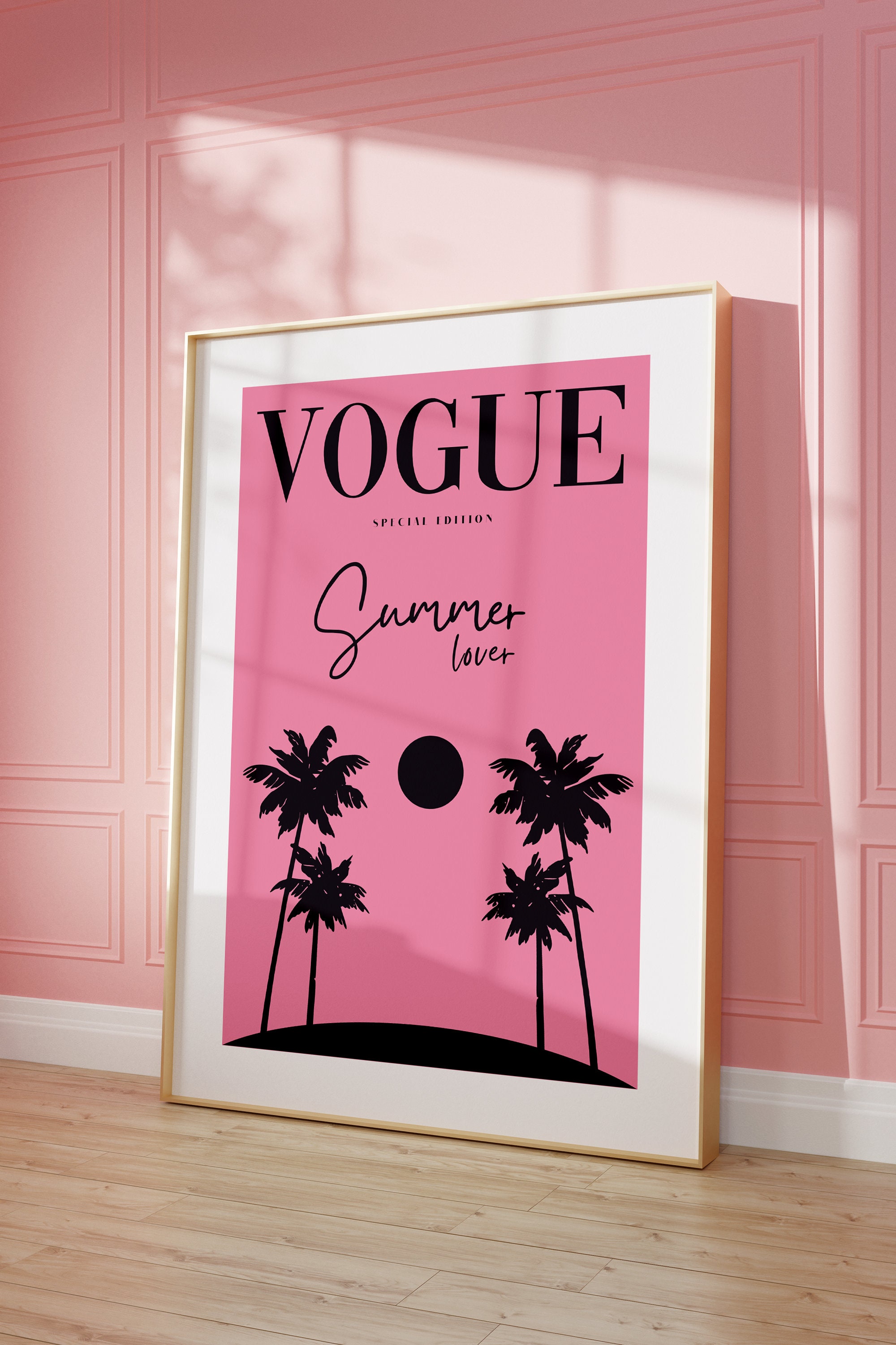 Vogue Poster Printable Aesthetic Poster Vogue Magazine Etsy