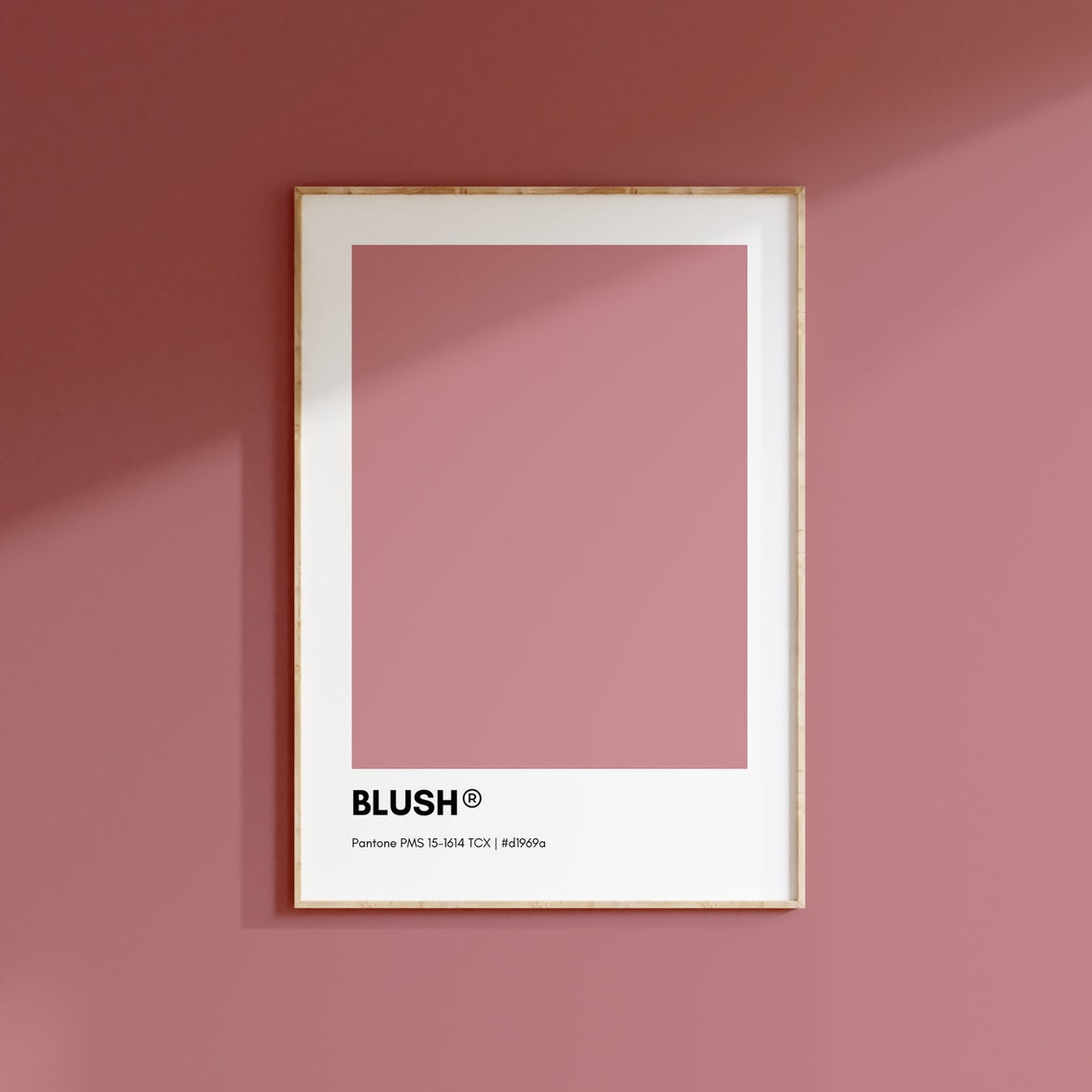 Pantone PINK Wall Art Printable Bundle Set of 6 Prints Pink Pantone