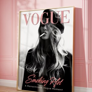 Vogue Poster Printable Aesthetic Poster Vogue Magazine - Etsy