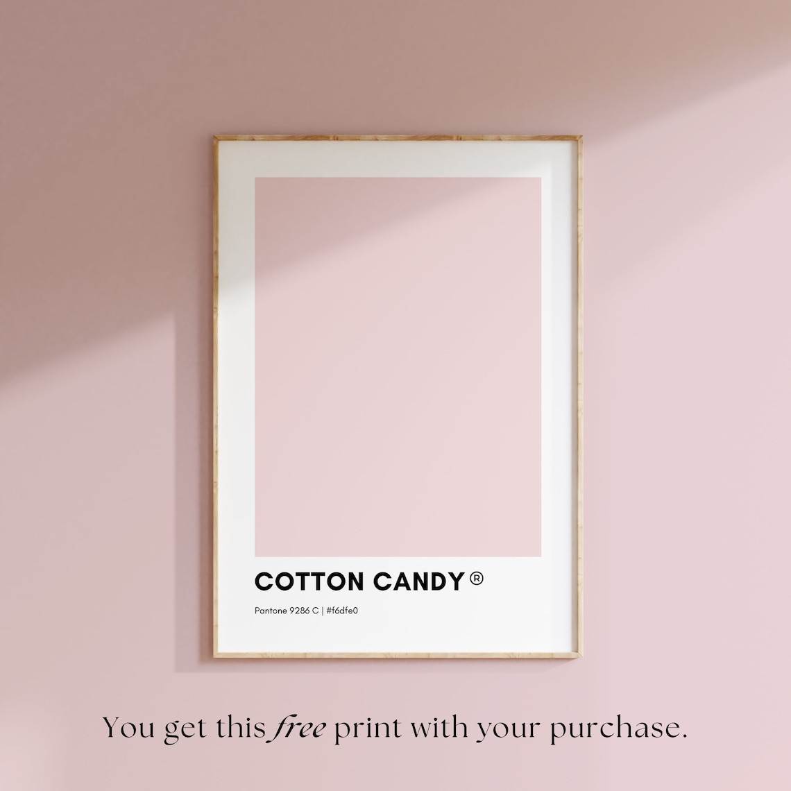 Pantone PINK Wall Art Printable Bundle Set of 6 Prints Pink Pantone