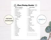Travel Planner, Travel Organizer, Personal Planner, Packing List, Travel Checklist, Vacation Planner, Travel Journal, Printable Planner