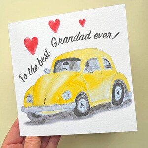 Para el abuelo en el Día del Padre / Tarjeta para el abuelo / Tarjeta personalizada para el abuelo en el Día del Padre