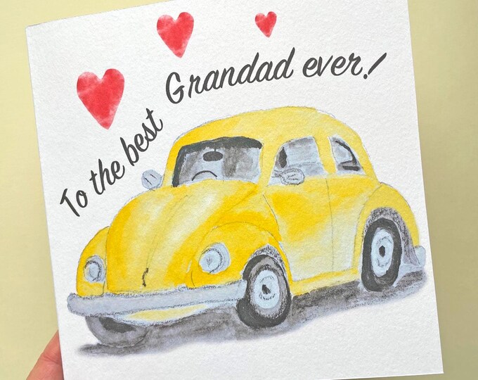 for Grandad on Fathers Day  | card for Grandad | Personalised card for grandad on Fathers Day