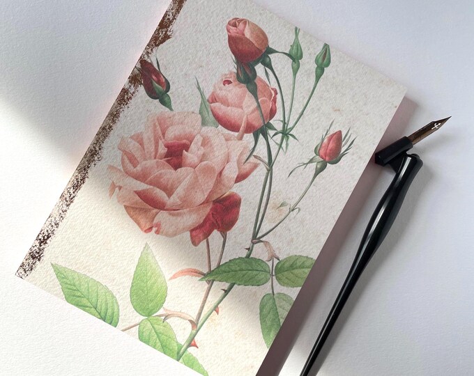 A5 journal | painted edges | gift | a5 luxury notebook