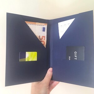 Inserto organizador / porta tarjetas y billetes / inserto para carpeta A5 / inserto para carpeta A6