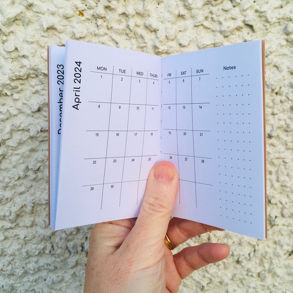 2024 2025 Pocket Calendar - Etsy