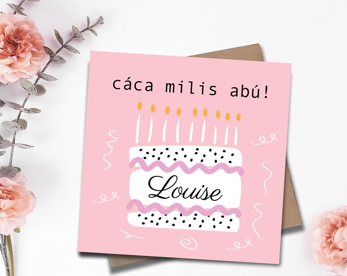 Birthday card | Irish language card | Gaeilge card