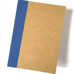 Quaderno da 160 pagine in carta italiana riciclata di alta qualità / formato tascabile A6 / diario A5 / scegli le pagine interne / carta da 120 g/m² / opzioni colore